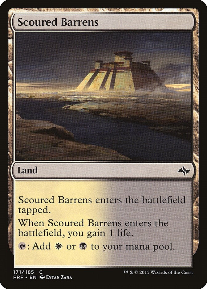 Image for Scoured Barrens (Fate Reforged) (171) - Magic: The Gathering