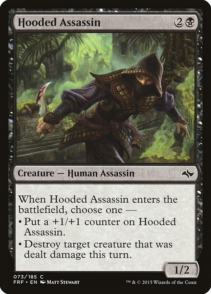 Image for Hooded Assassin (Fate Reforged) (73) - Magic: The Gathering