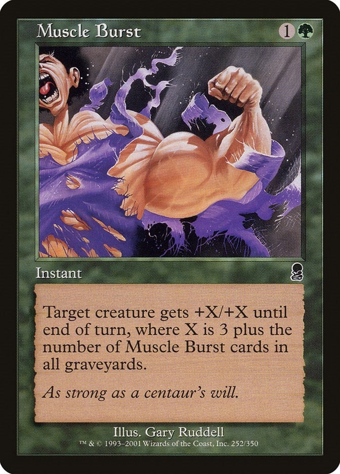 Image for Muscle Burst (Odyssey) (252) - Magic: The Gathering