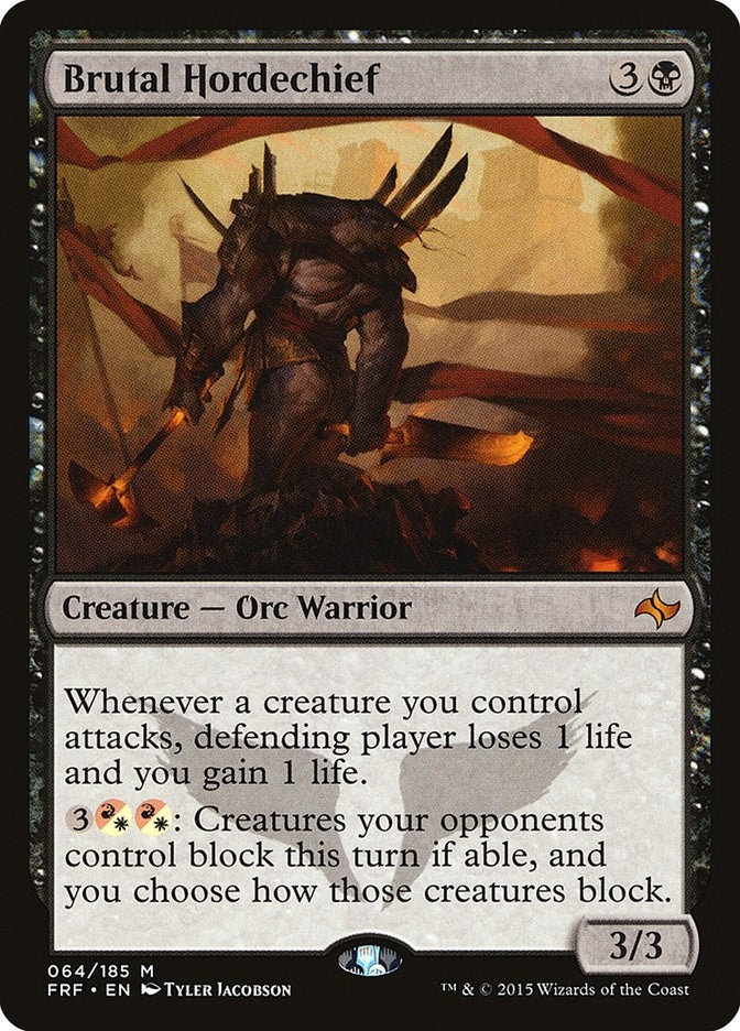 Image for Brutal Hordechief (Fate Reforged) (64) - Magic: The Gathering