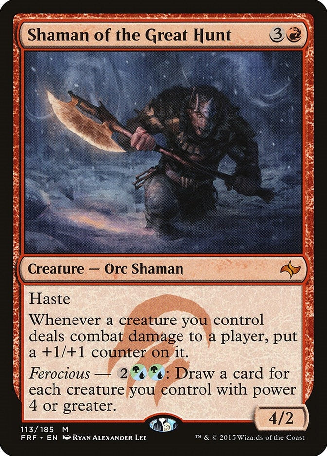 Image for Shaman of the Great Hunt (Fate Reforged) (113) - Magic: The Gathering