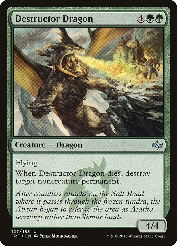 Image for Destructor Dragon (Fate Reforged) (127) - Magic: The Gathering