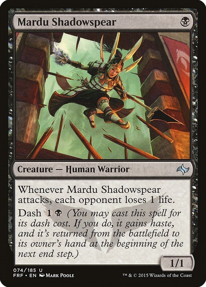 Image for Mardu Shadowspear (Fate Reforged) (74) - Magic: The Gathering
