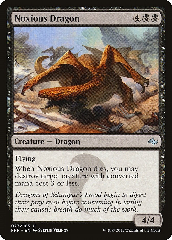 Image for Noxious Dragon (Fate Reforged) (77) - Magic: The Gathering