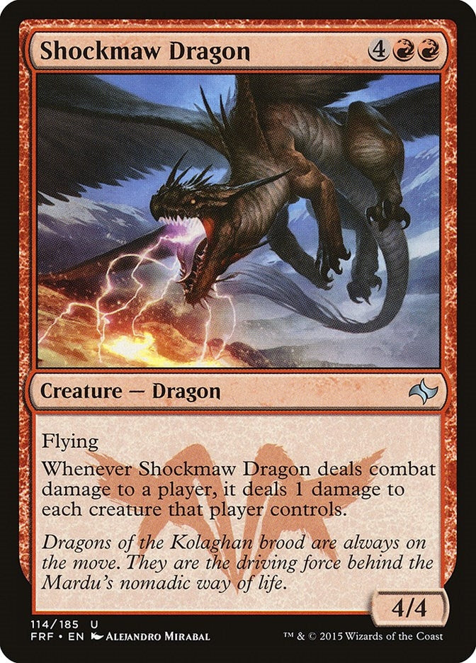 Image for Shockmaw Dragon (Fate Reforged) (114) - Magic: The Gathering