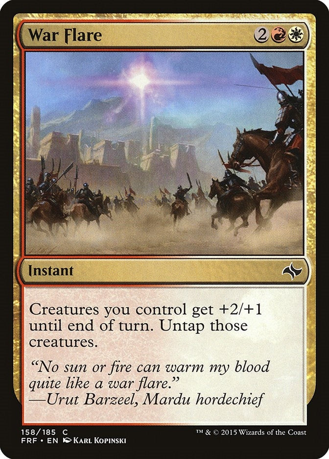 Image for War Flare (Fate Reforged) (158) - Magic: The Gathering