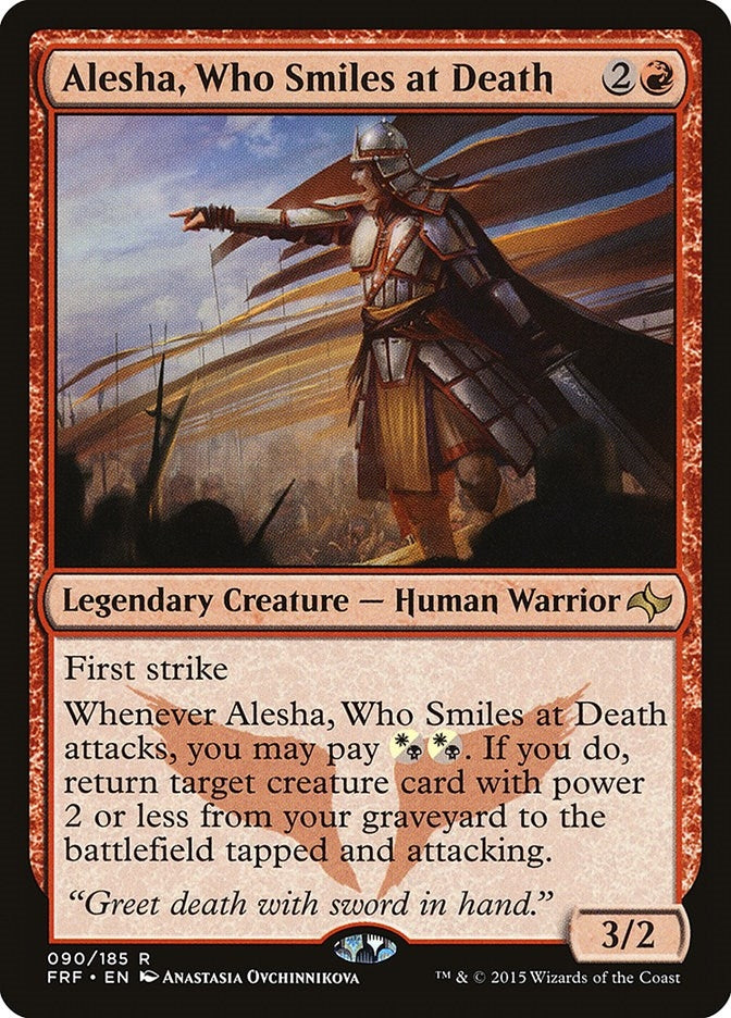 Image for Alesha, Who Smiles at Death (Fate Reforged) (90) - Magic: The Gathering
