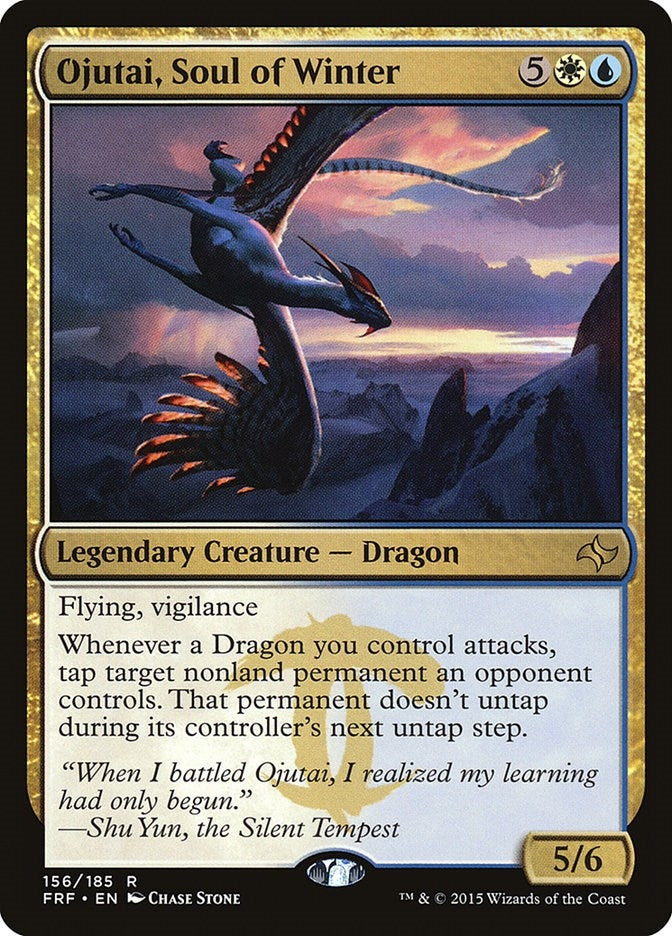 Image for Ojutai, Soul of Winter (Fate Reforged) (156) - Magic: The Gathering