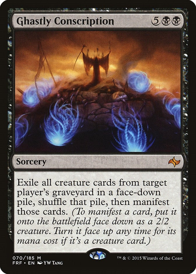 Image for Ghastly Conscription (Fate Reforged) (70) - Magic: The Gathering