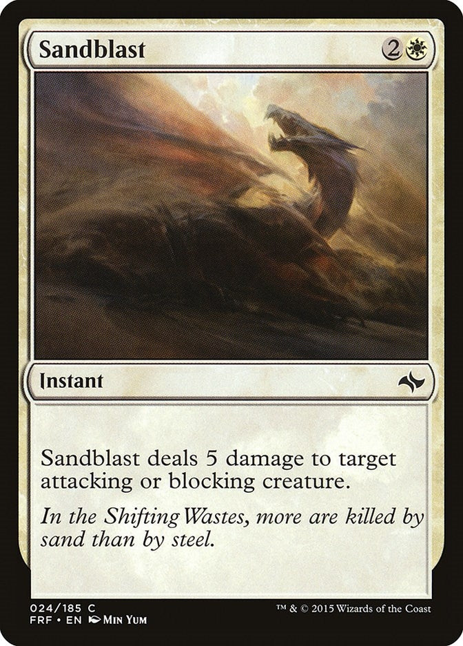 Image for Sandblast (Fate Reforged) (24) - Magic: The Gathering