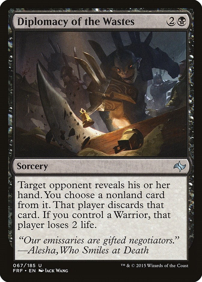 Image for Diplomacy of the Wastes (Fate Reforged) (67) - Magic: The Gathering