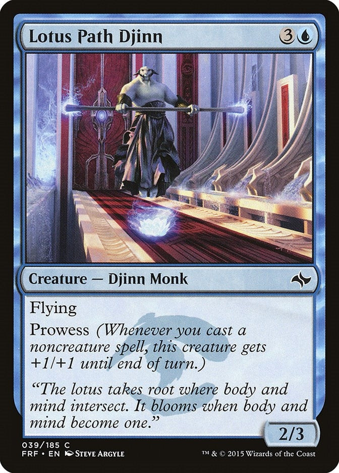 Image for Lotus Path Djinn (Fate Reforged) (39) - Magic: The Gathering