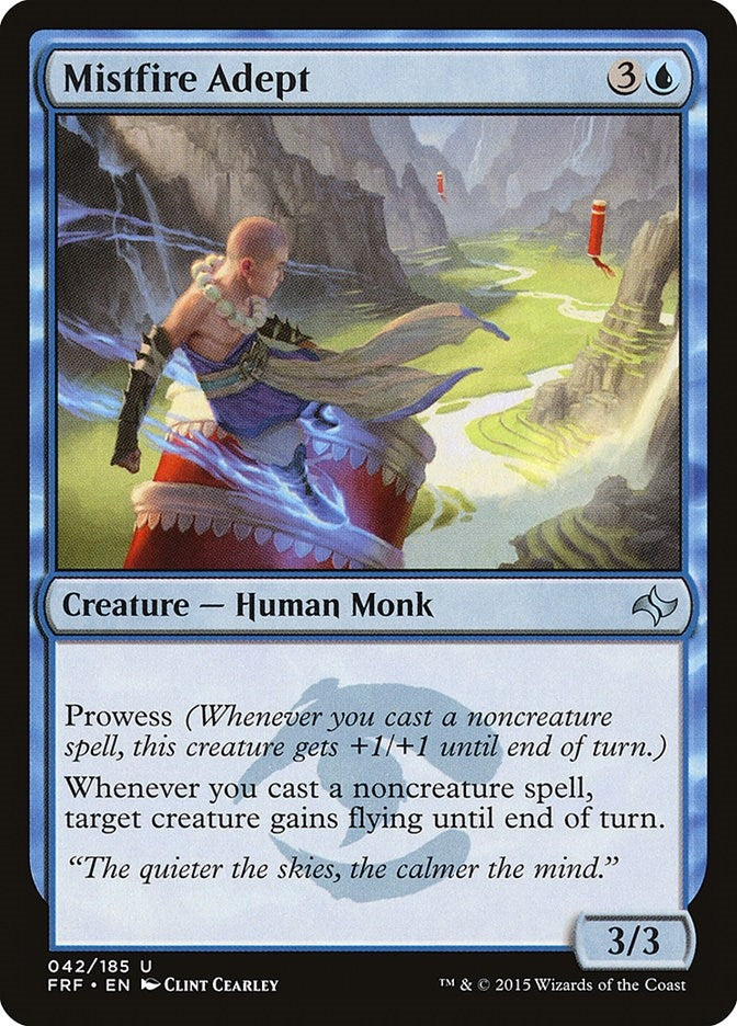Image for Mistfire Adept (Fate Reforged) (42) - Magic: The Gathering