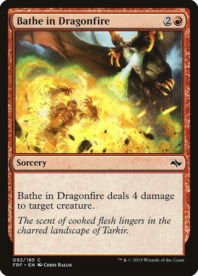 Image for Bathe in Dragonfire (Fate Reforged) (92) - Magic: The Gathering