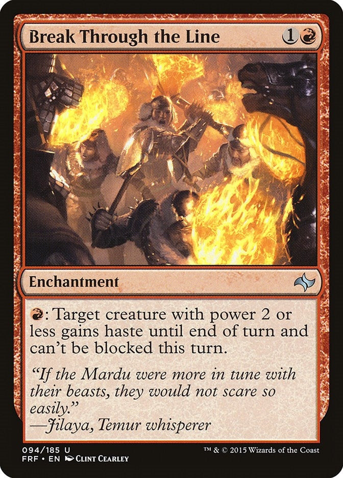 Image for Break Through the Line (Fate Reforged) (94) - Magic: The Gathering