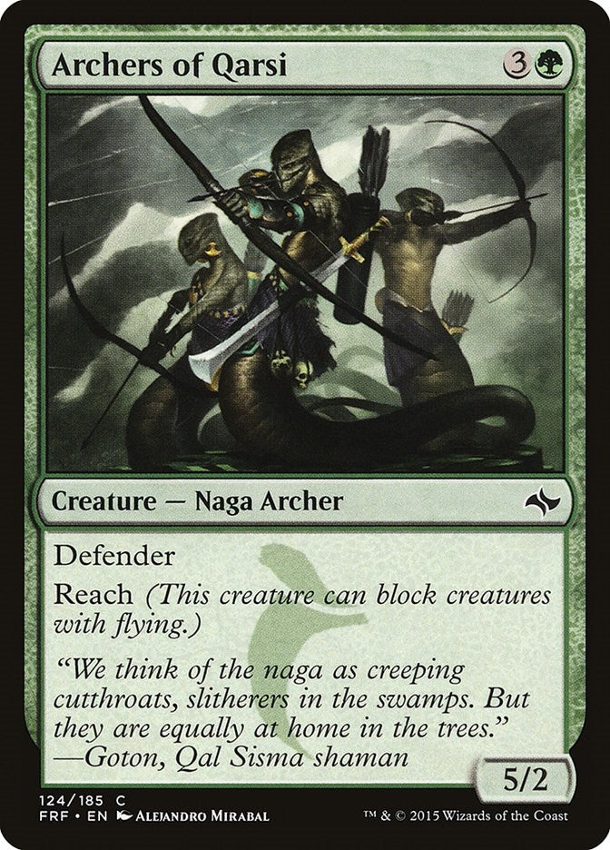 Image for Archers of Qarsi (Fate Reforged) (124) - Magic: The Gathering