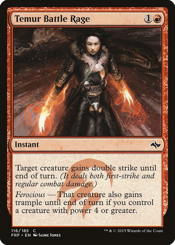 Image for Temur Battle Rage (Fate Reforged) (116) - Magic: The Gathering
