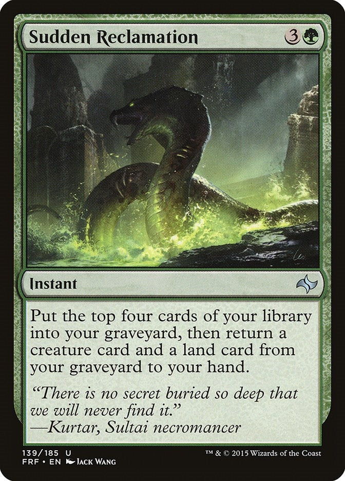 Image for Sudden Reclamation (Fate Reforged) (139) - Magic: The Gathering