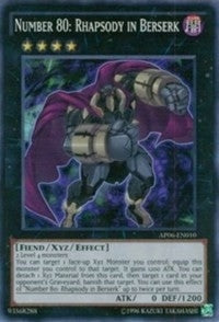 Image for Number 80: Rhapsody in Berserk (Astral Pack 6) (AP06-EN010) - YuGiOh