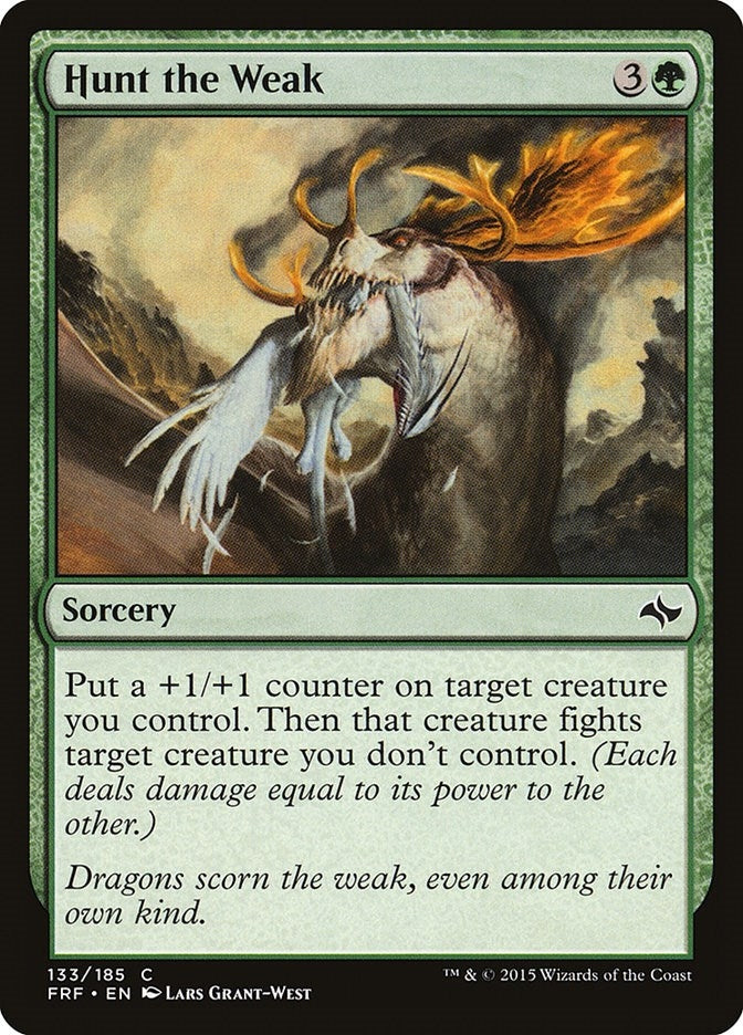 Image for Hunt the Weak (Fate Reforged) (133) - Magic: The Gathering