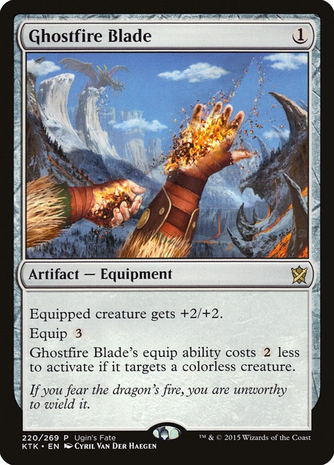 Image for Ghostfire Blade (Ugin's Fate Promos) (220) - Magic: The Gathering