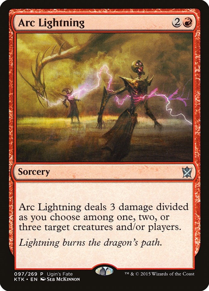 Image for Arc Lightning (Ugin's Fate Promos) (97) - Magic: The Gathering