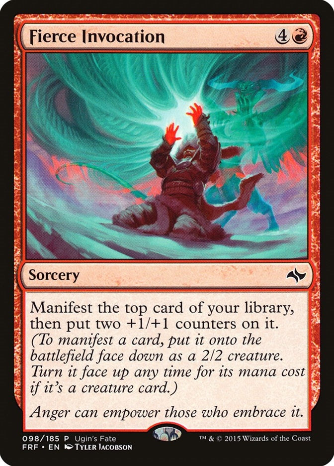 Image for Fierce Invocation (Ugin's Fate Promos) (98) - Magic: The Gathering
