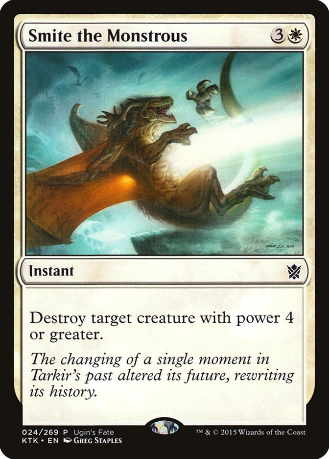 Image for Smite the Monstrous (Ugin's Fate Promos) (24) - Magic: The Gathering