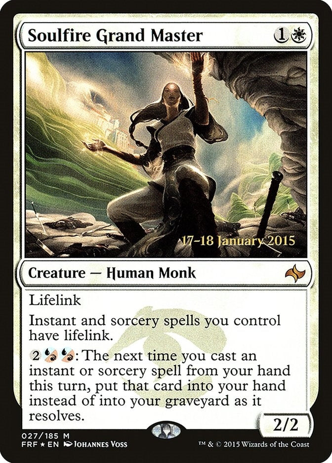 Image for Soulfire Grand Master (Prerelease Cards) (27) - Magic: The Gathering