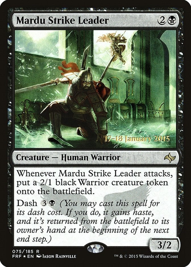 Image for Mardu Strike Leader (Prerelease Cards) (75) - Magic: The Gathering