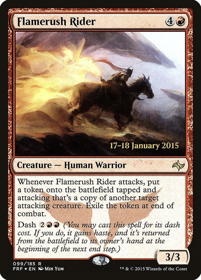 Image for Flamerush Rider (Prerelease Cards) (99) - Magic: The Gathering