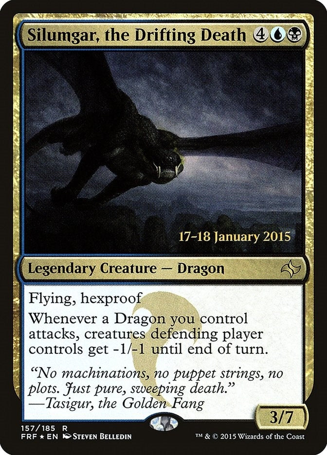 Image for Silumgar, the Drifting Death (Prerelease Cards) (157) - Magic: The Gathering
