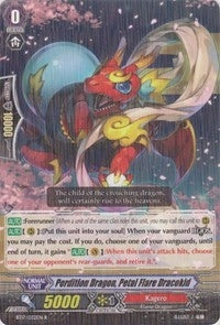 Image for Perdition Dragon, Petal Flare Dracokid (BT17: Blazing Perdition ver.E) (BT17/032EN) - Cardfight Vanguard