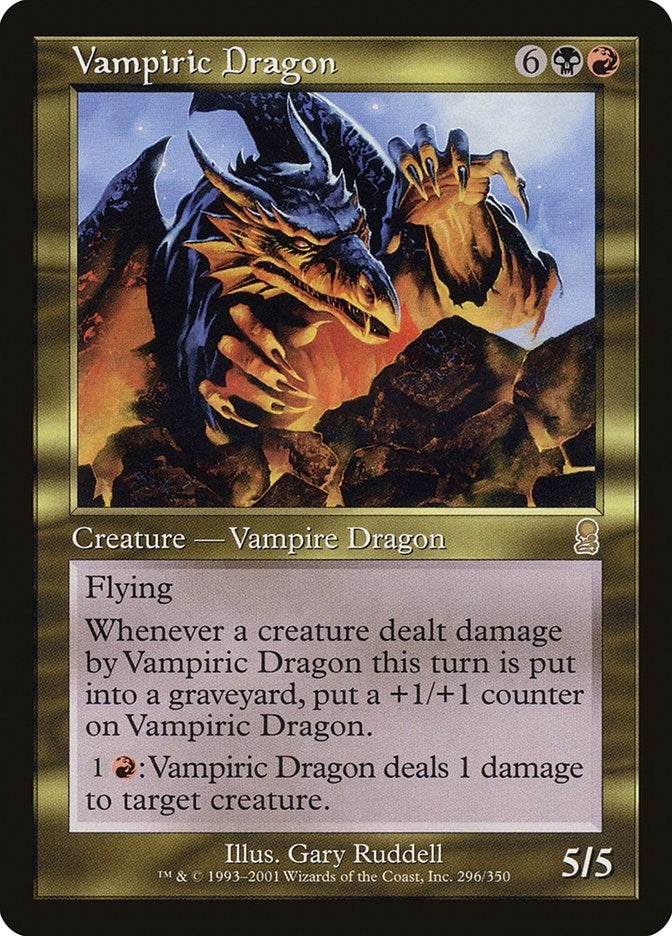 Image for Vampiric Dragon (Odyssey) (296) - Magic: The Gathering