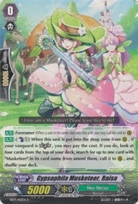 Image for Gypsophila Musketeer, Raisa (BT17: Blazing Perdition ver.E) (BT17/143EN) - Cardfight Vanguard