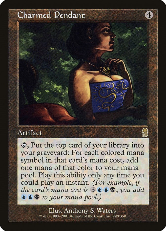 Image for Charmed Pendant (Odyssey) (298) - Magic: The Gathering