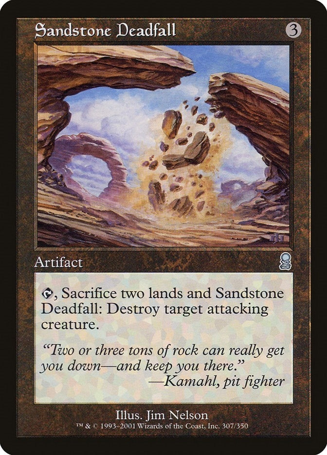 Image for Sandstone Deadfall (Odyssey) (307) - Magic: The Gathering
