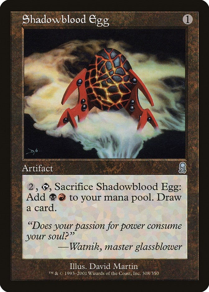 Image for Shadowblood Egg (Odyssey) (308) - Magic: The Gathering