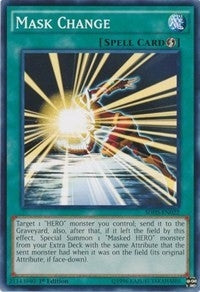 Image for Mask Change (Structure Deck: HERO Strike) (SDHS-EN022) - YuGiOh