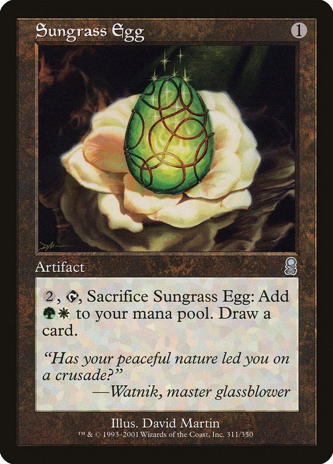 Image for Sungrass Egg (Odyssey) (311) - Magic: The Gathering