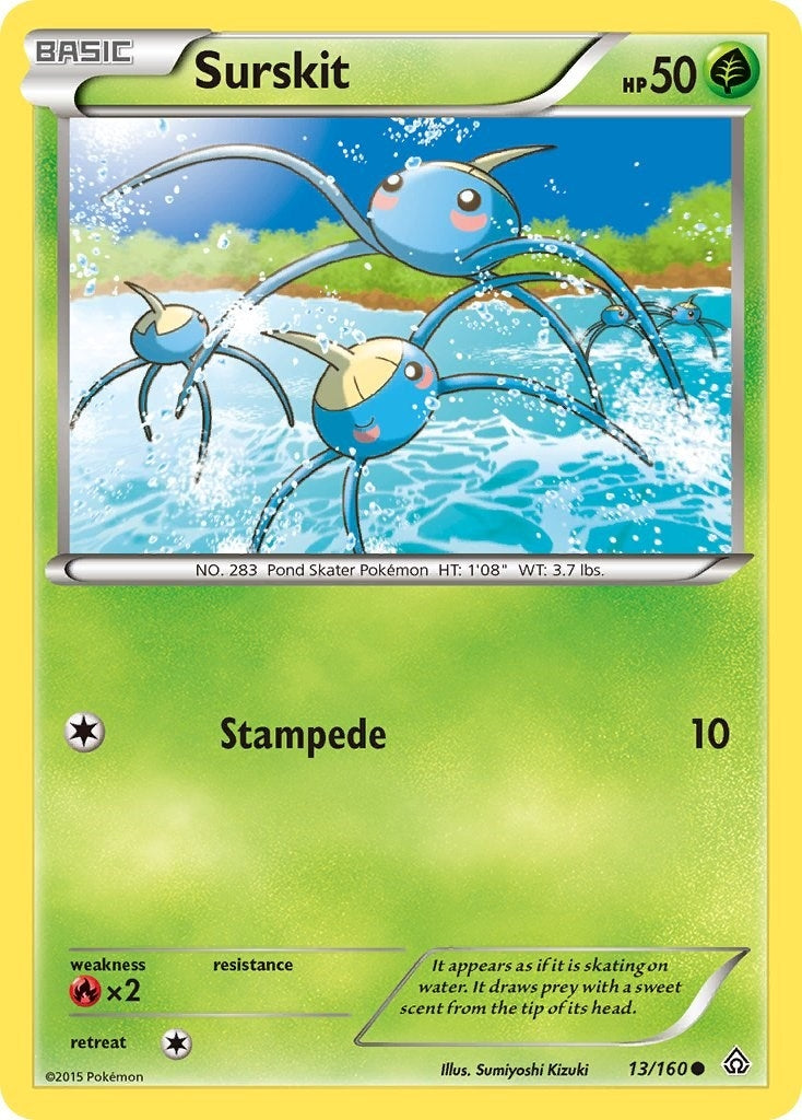 Image for Surskit (XY - Primal Clash) (13/160) - Pokemon