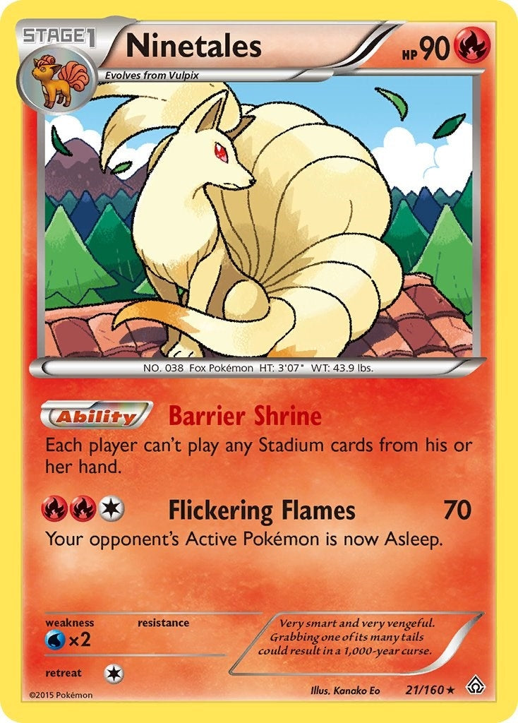 Image for Ninetales (XY - Primal Clash) (21/160) - Pokemon