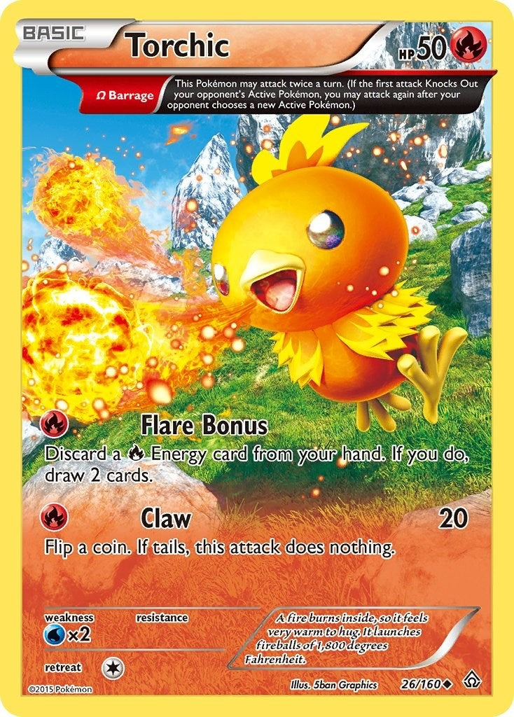 Image for Torchic (Omega) (XY - Primal Clash) (26/160) - Pokemon