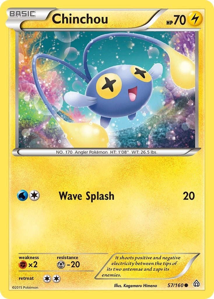 Image for Chinchou (XY - Primal Clash) (57/160) - Pokemon