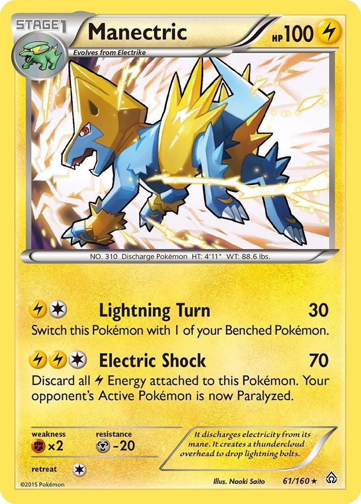 Image for Manectric (XY - Primal Clash) (61/160) - Pokemon
