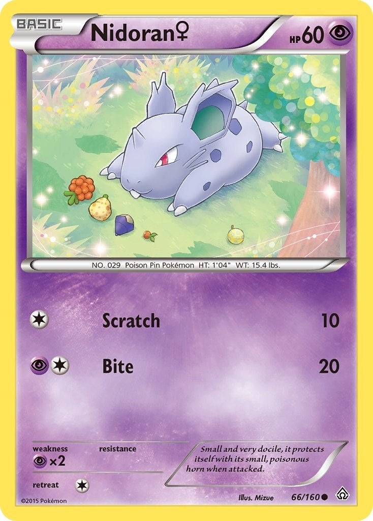 Image for Nidoran (F) (XY - Primal Clash) (66/160) - Pokemon