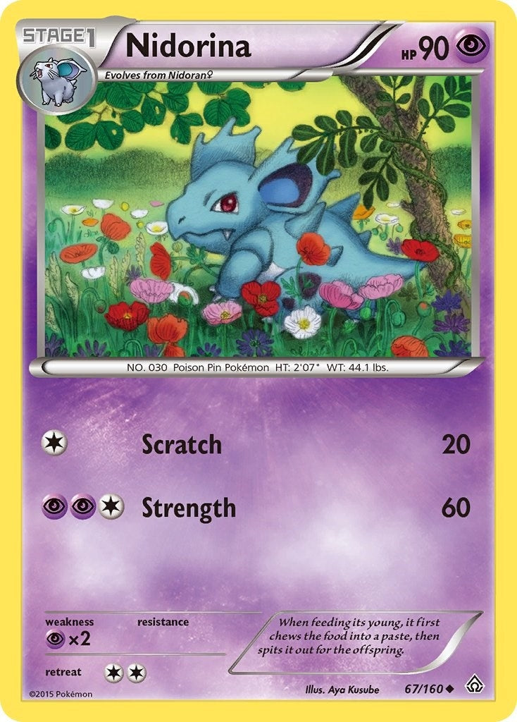 Image for Nidorina (XY - Primal Clash) (67/160) - Pokemon