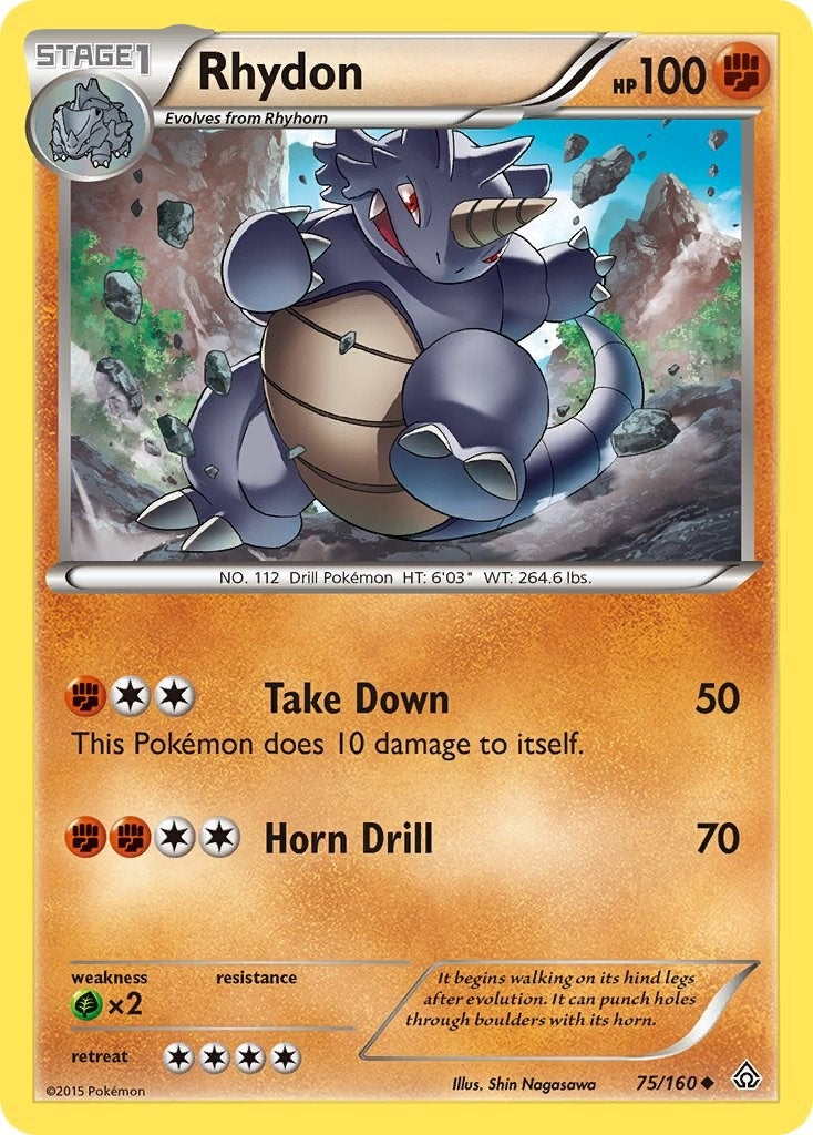 Image for Rhydon (XY - Primal Clash) (75/160) - Pokemon