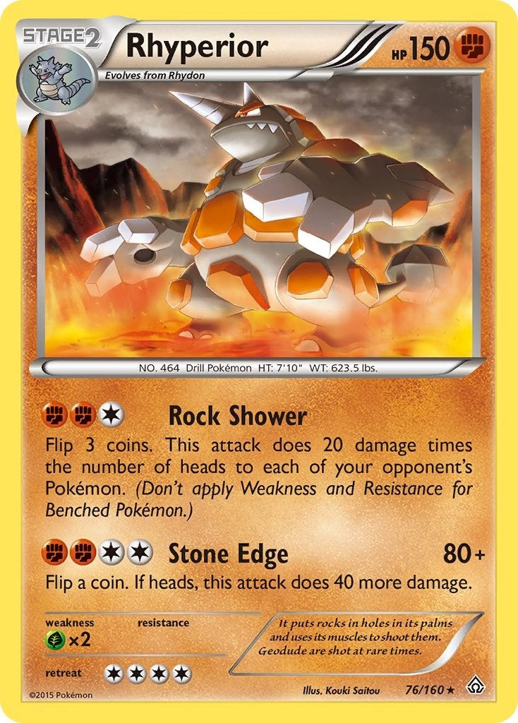 Image for Rhyperior (XY - Primal Clash) (76/160) - Pokemon
