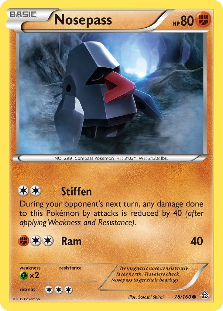 Image for Nosepass (XY - Primal Clash) (78/160) - Pokemon